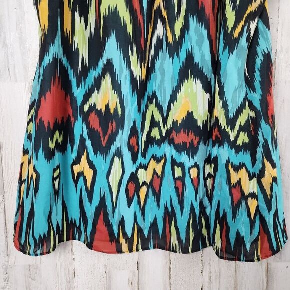 Nicole Miller Chevron Tank Top Size Large - Picture 6 of 10